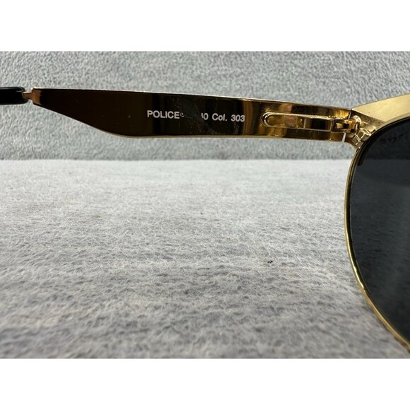 VOGART by POLICE Vintage Col.303 Italy Gold/Black Sunglasses  LT main image 8